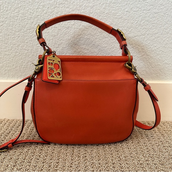 Coach Leather Willis Legacy Crossbody 19132 Vermillion Orange 70th Anniversary - Picture 2 of 12